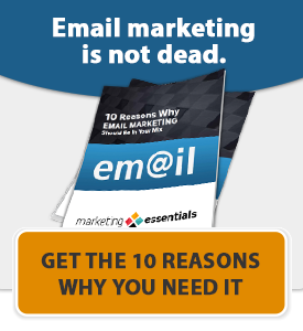 you need email marketing
